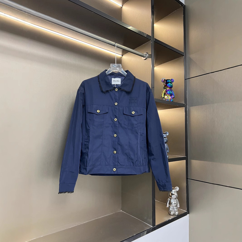 Correct Version of Miu Miu 2024Fw New Retro Button Couple Casual Jacket Outerwear Loewe Miu Miu Correct Version of Miu Miu 2024Fw New Retro Button Couple Casual Jacket Outerwear Loewe Miu Miu