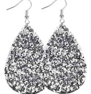 Clásico de doble cara brillo luz lágrima gota pendientes transfronterizo suministro estable Amazon AliExpress