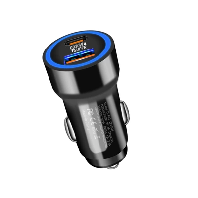 Car Charger Pd60W Fast Charging Mobil şarj cihazları - p12-black-excluding-packaging-box