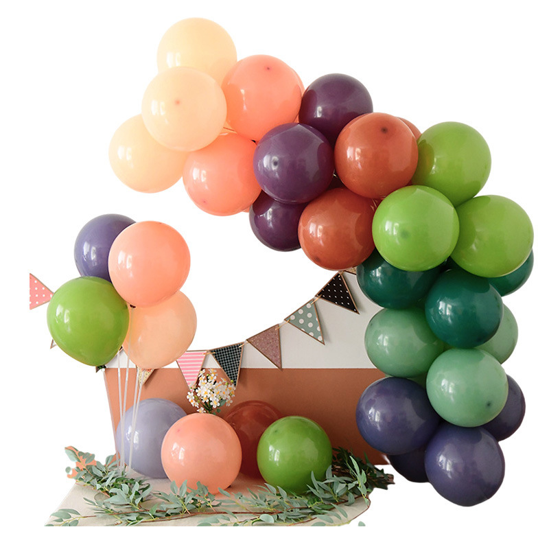 Globos de látex mate macaron, perlas retro fluorescentes, decoración para fiestas y cumpleaños – Mayorista de Yiwu