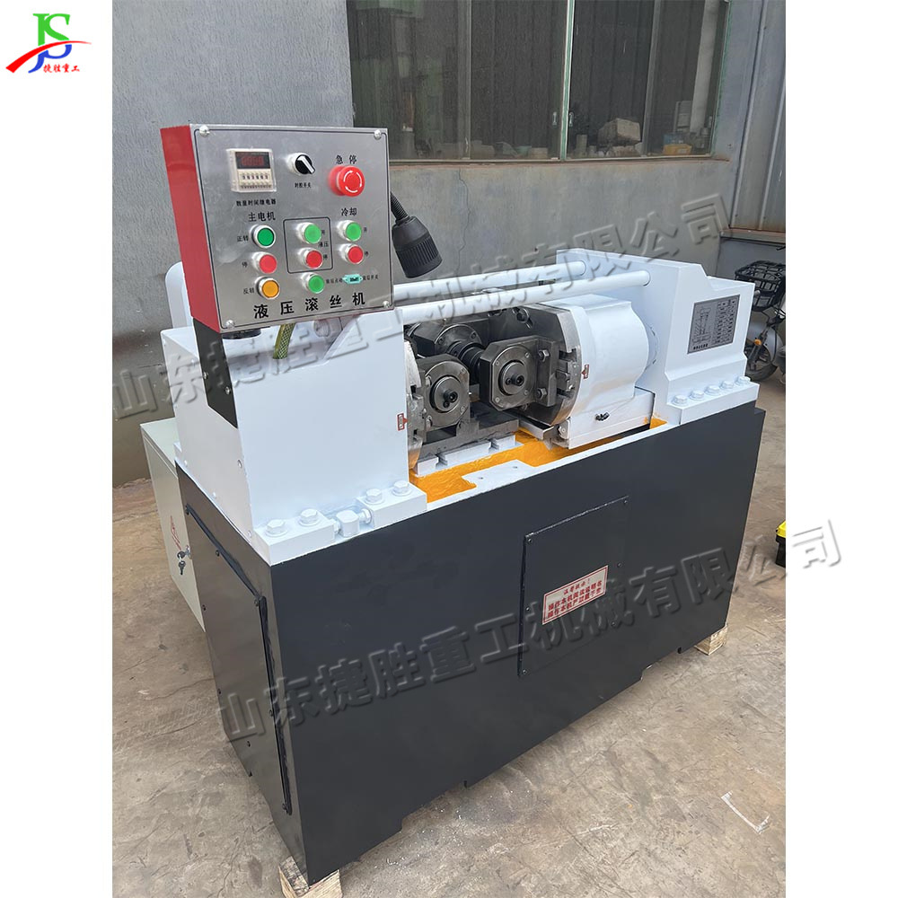 Máquina de rodadura hidráulica de dos ejes pequeña máquina de tornillo de pared de escritorio de construcción completamente automática para producir tornillo de tornillo de soporte