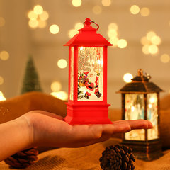 Christmas decoration glowing portable oil lamp LED elderly ornament Christmas party gathering children's small gift