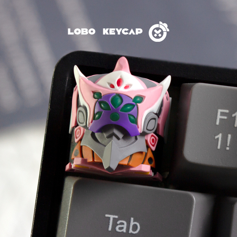 Neon Genesis Evangelion Keycap Single Personalized Translucent Keycap Customized Resin Mechanical Keyboard Cap Esc Gift