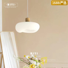 【严选】餐厅吊灯北欧温馨苹果卧室床头灯奶油风设计师饭厅led灯