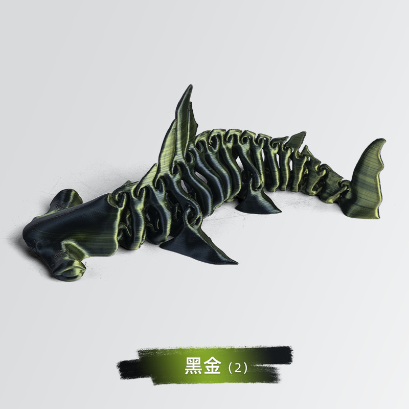 3dプリントハンマーザメが国境を越えて人気工芸品を飾ってプレゼントします。|undefined
