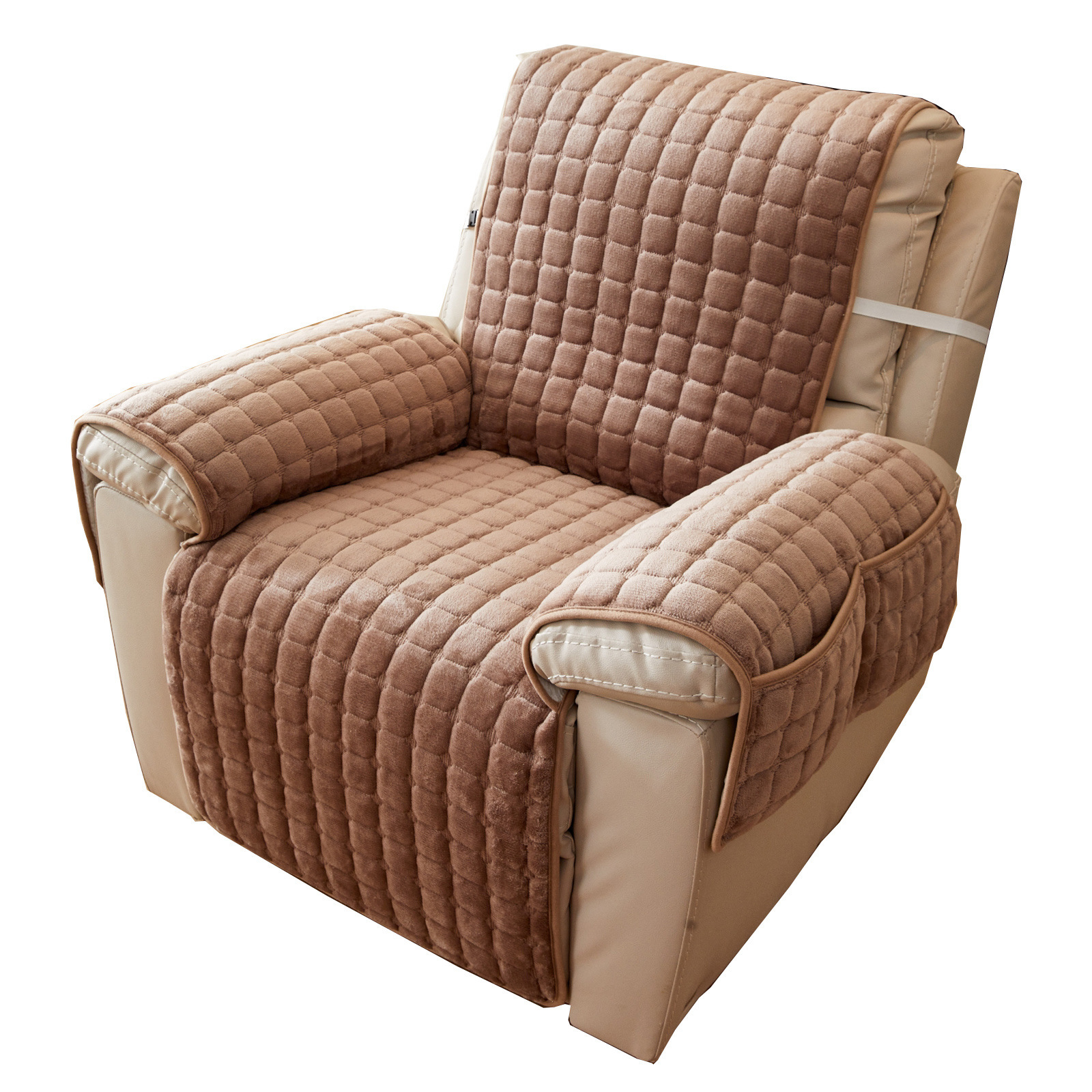 Housse de canapé élastique style romantique français moderne_voghion.com