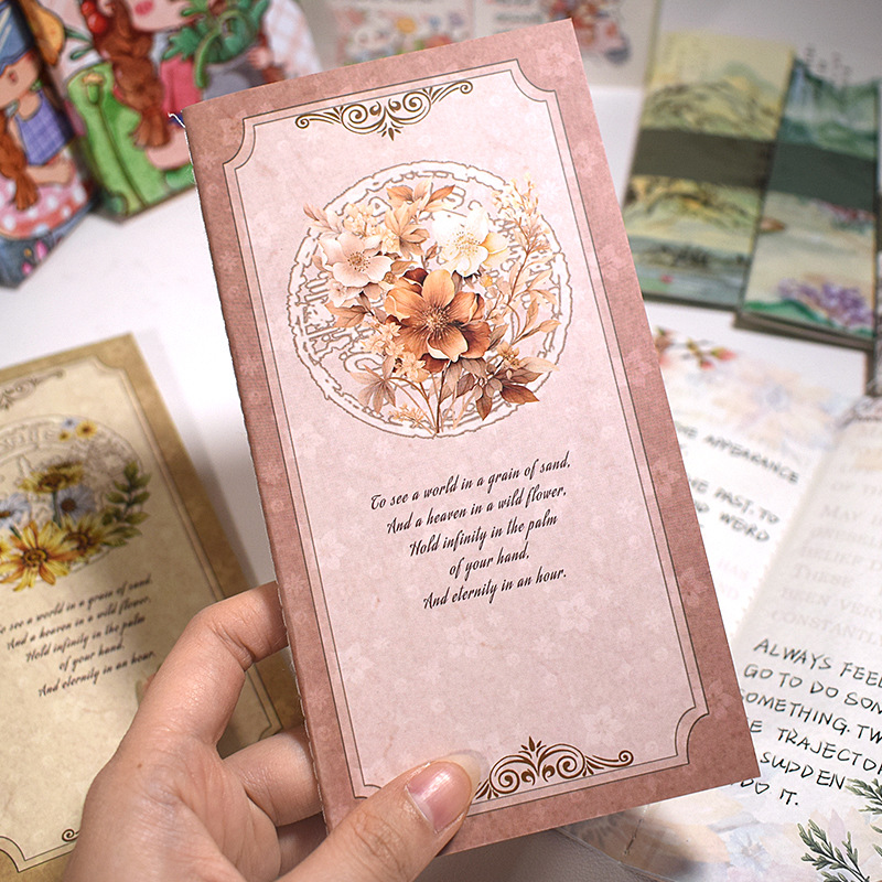 Pegatinas de paisajismo, cinta de contabilidad manual, almacenamiento de material, papel de liberación, hojas sueltas y herramientas de contabilidad manual de papel, libro de collage A4A5