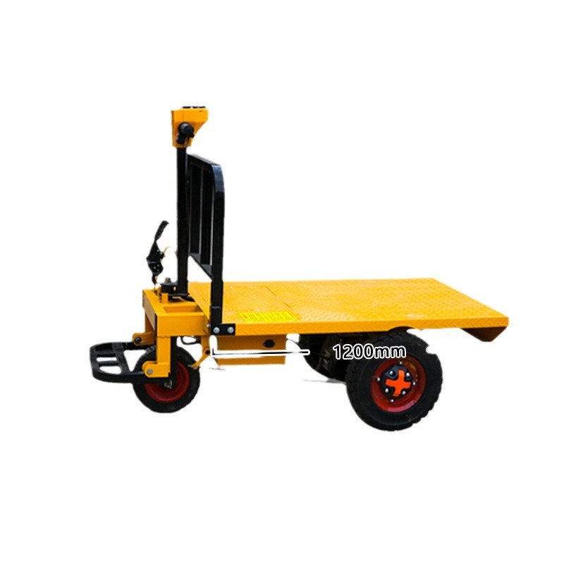 El camión de plataforma eléctrico de tres ruedas se puede utilizar para la cría y el transporte.