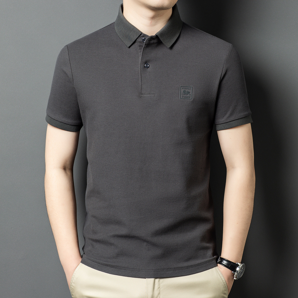 Cotton summer polo