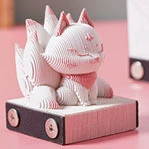 Трехмерная липкая заметка Jiuling Wanjianpai 3D, резьба по бумаге, искусство в китайском стиле, ценная настольная заметка, милые украшения, которые можно отрывать вручную