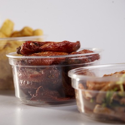 供应8oz熟食杯熟食盒 一次性塑料盒子 PET盒子 吸塑盒子