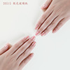 Adhesive fake nails, cellophane for manicure, short nail stickers for nails