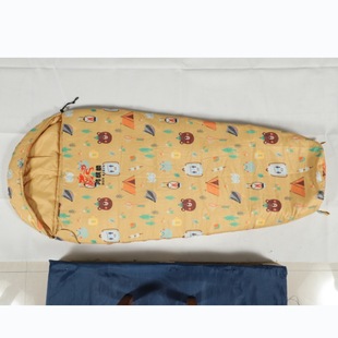 Children's Mommy Sleeping Bag Spring, Autumn and Winter Warm and Portable Primary School Students' Lunch Break Older Kidsren's Single Anti-Kick Quilt Outdoor Camping Style