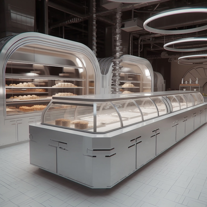杭州展示柜，杭州面包柜 杭州面包柜厂，蛋糕柜 专业制作餐盘柜