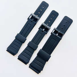 适配卡西12mm 14 16 18 20 22mm 电子手表经典塑胶手表凸口通用表