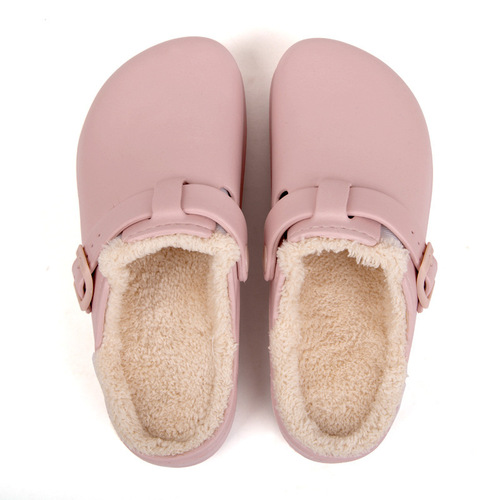Baotou cotton slippers for women, wearable outside, adjustable home and laboratory soft-bottom postpartum shoes, winter lightweight and slip-resistant slippers