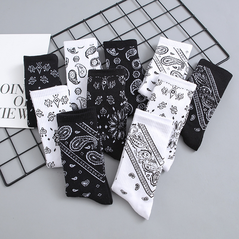 retro fashionable socks