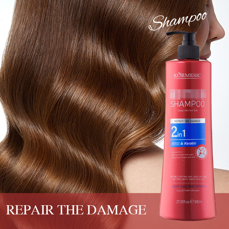KORMESIC Inglés queratina ligera suave champú champú para el cuidado del cabello fabricante de comercio exterior transfronterizo image 5