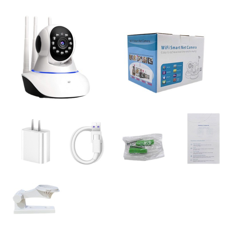 Cámara V380 hogar inalámbrico WiFi HD vigilancia teléfono móvil remoto intercomunicador de voz inteligente Cámara seguridad