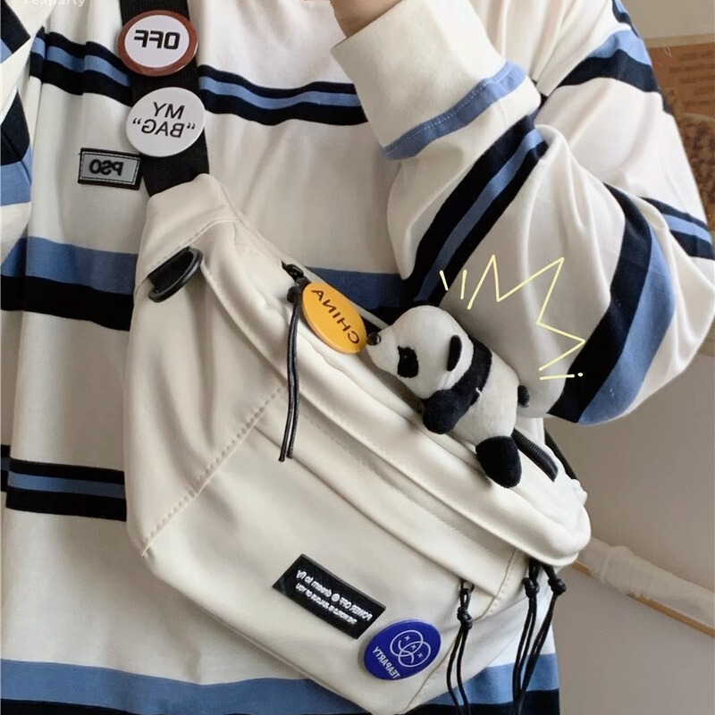 2026 Model Ins Japanese-Style Waist Bag, Simple and Versatile, Suitable for Male and Female College Students, High Aesthetic Value, Large Capacity, Crossbody Chest Bag 2026 Model Ins Japanese-Style Waist Bag, Simple and Versatile, Suitable for Male and Female College Students, High Aesthetic Value, Large Capacity, Crossbody Chest Bag