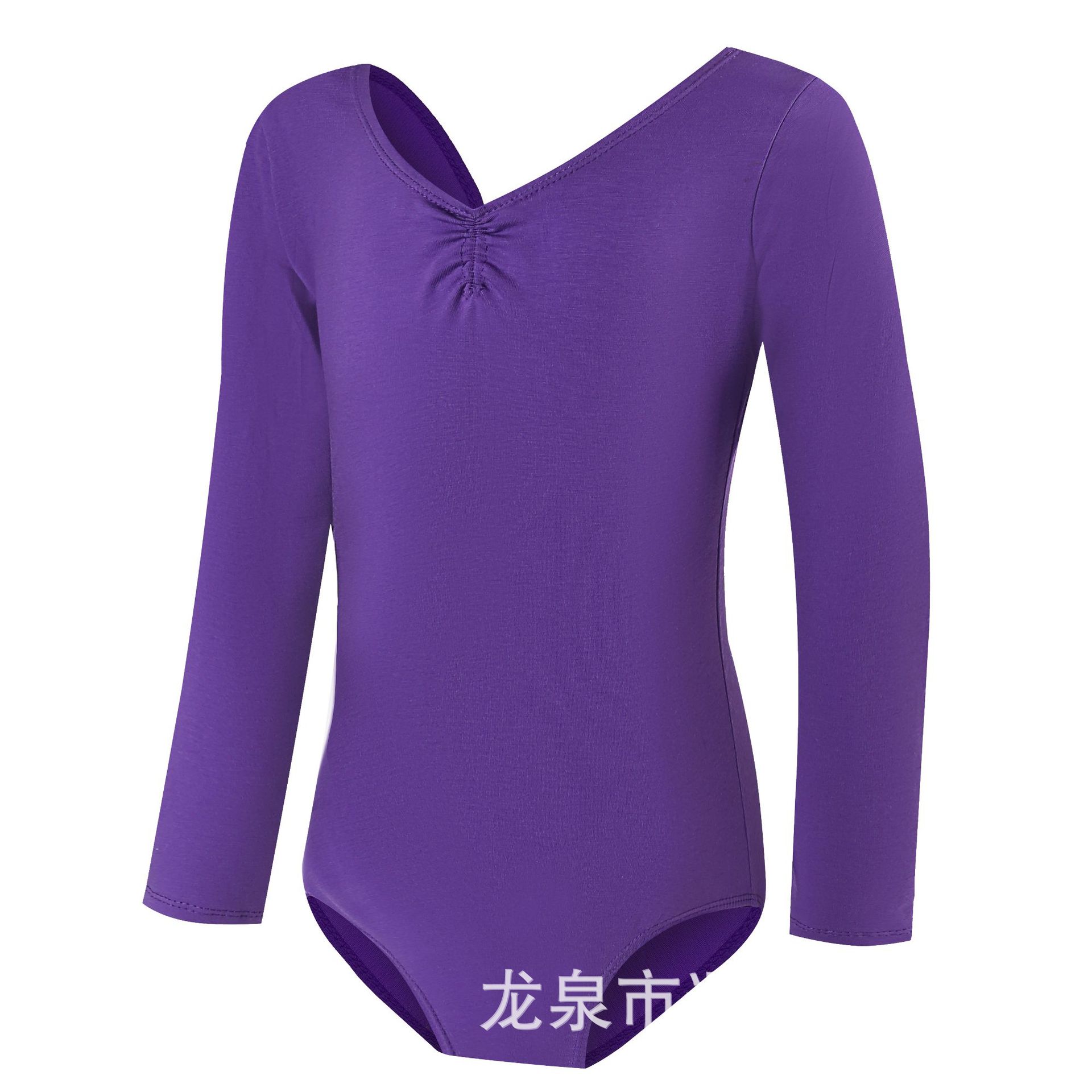 Ropa de baile para niños de manga larga ballet para niñas Ropa de práctica de manga corta para niños ropa de entrenamiento básico ropa de gimnasia Ropa de baile