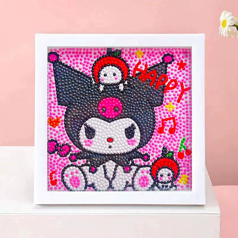 DIY-набор для алмазной мозаики 17×17 см, пластиковая рама, дизайн щенок, полный набор инструментов для кладки