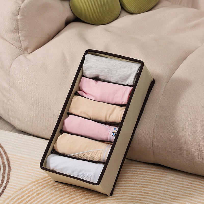Caja Organizadora Plegable para Ropa Interior de Tela, Lavable, para Cajones image 18