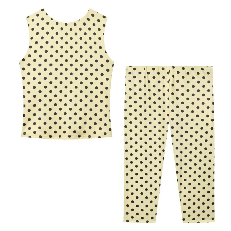 Bsk&Traf Women's Clothing 2026 Summer New Style Sleeveless One-Line Collar T-Shirt 5644038 Capri Pants 564403 Bsk&Traf Women's Clothing 2026 Summer New Style Sleeveless One-Line Collar T-Shirt 5644038 Capri Pants 564403