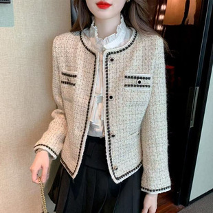 Tweed Chanel-Style Autumn Jacket for Women, 2025 New Design, Niche Versatile Cardigan, Elegant Top for Women