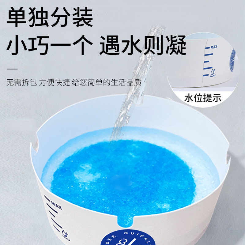 Disposable ashtray with sand to prevent ash from flying, suitable for office, made of foam, thickened and hardened, for hotel and home use, with lid