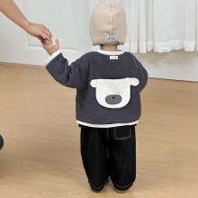 小宝宝秋季外套2025新款韩版童装儿童秋装衣服男童卫衣牛仔裤套装