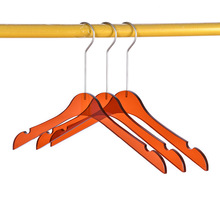 拿样定制亚克力衣架女装撑裤夹家用水晶磨砂婚纱简约衣挂衣撑西装