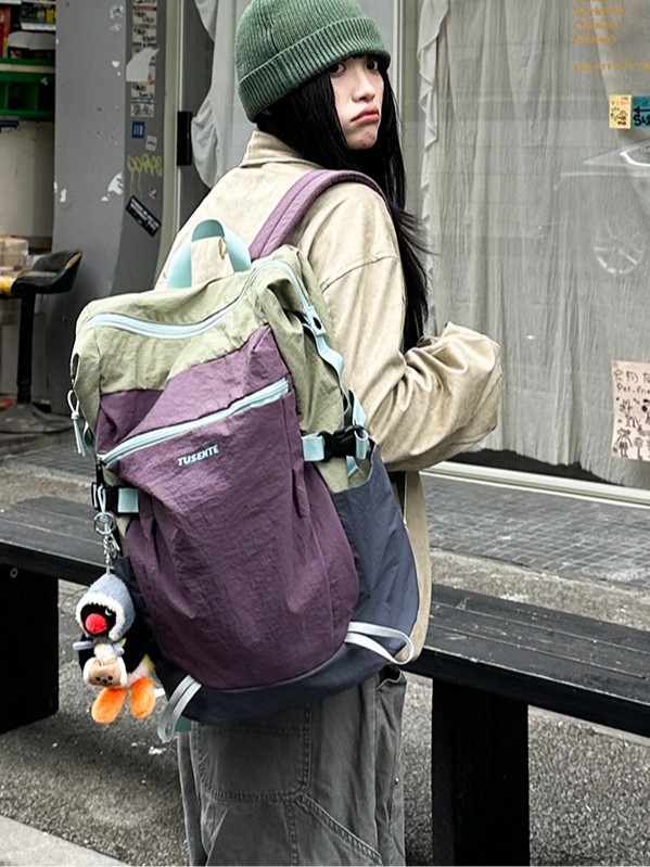 New Large-Capacity Lightweight Travel Bag, Men's and Women's Sports Bag, Outdoor Hiking and Mountaineering Bag, Casual Backpack