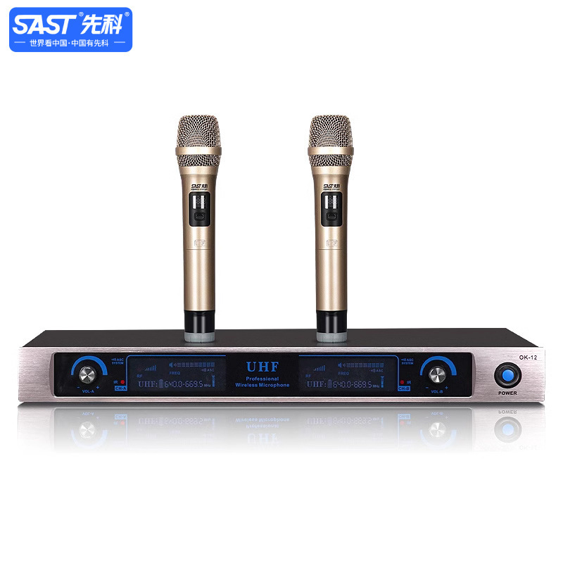 SAST Xianke プロフェッショナルカラオケワイヤレスマイクステージ会議ホーム U セグメントマイク 1 対 2 KTV カラオケ|undefined