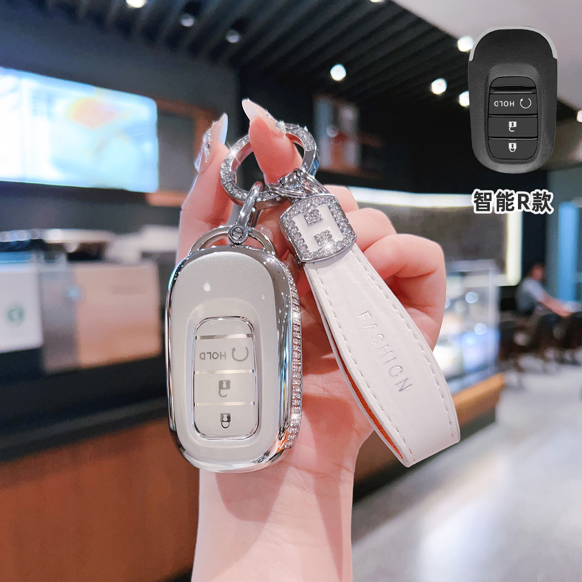 Suitable for the Key Cover on the Picture Crv Eleventh Generation Civic Accord Xrv Car Haoying Hrv Male 2024 New High-End Bag