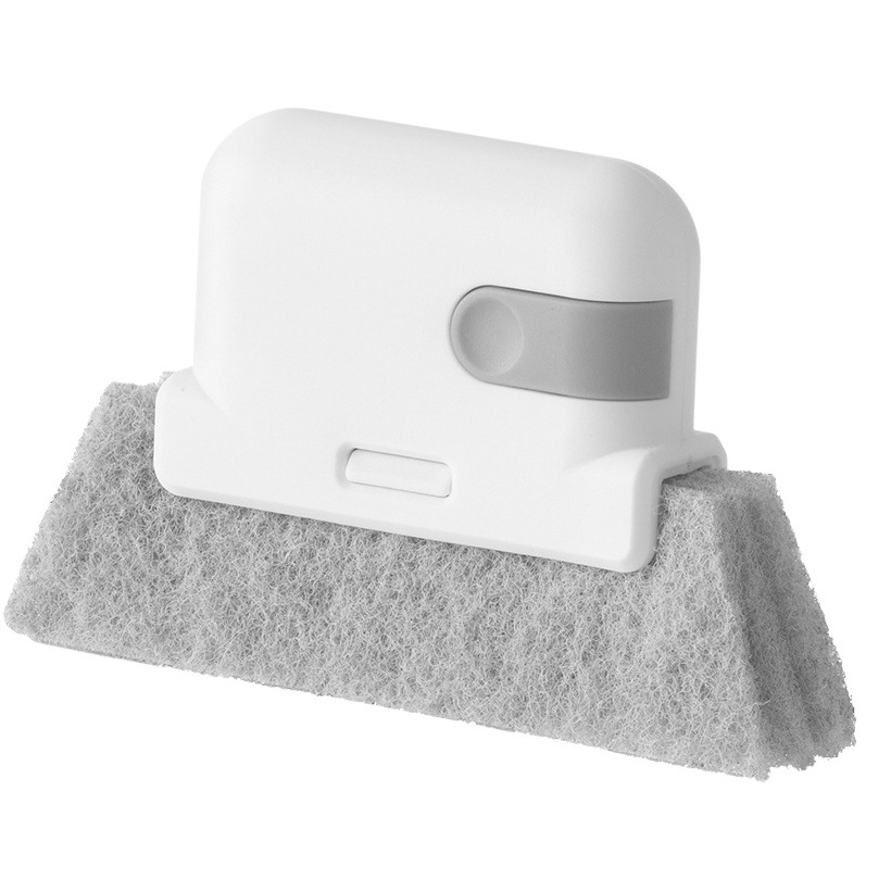 Cepillo de limpieza de ventanas desmontable dos en uno, cepillo de plástico con ranura, cepillo sin huecos de esquina muerta, cepillo para ranura de vidrio de puerta y ventana