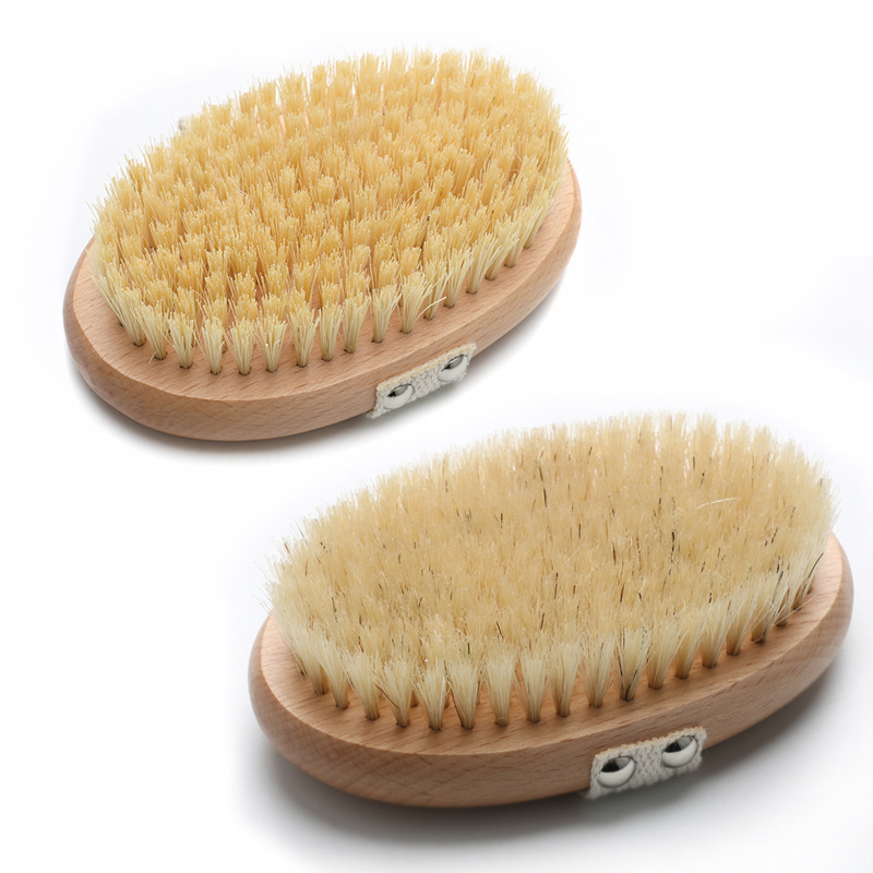 Décontractée Couleur Unie Bois Brosse De Bain 1 Pièce display picture 3