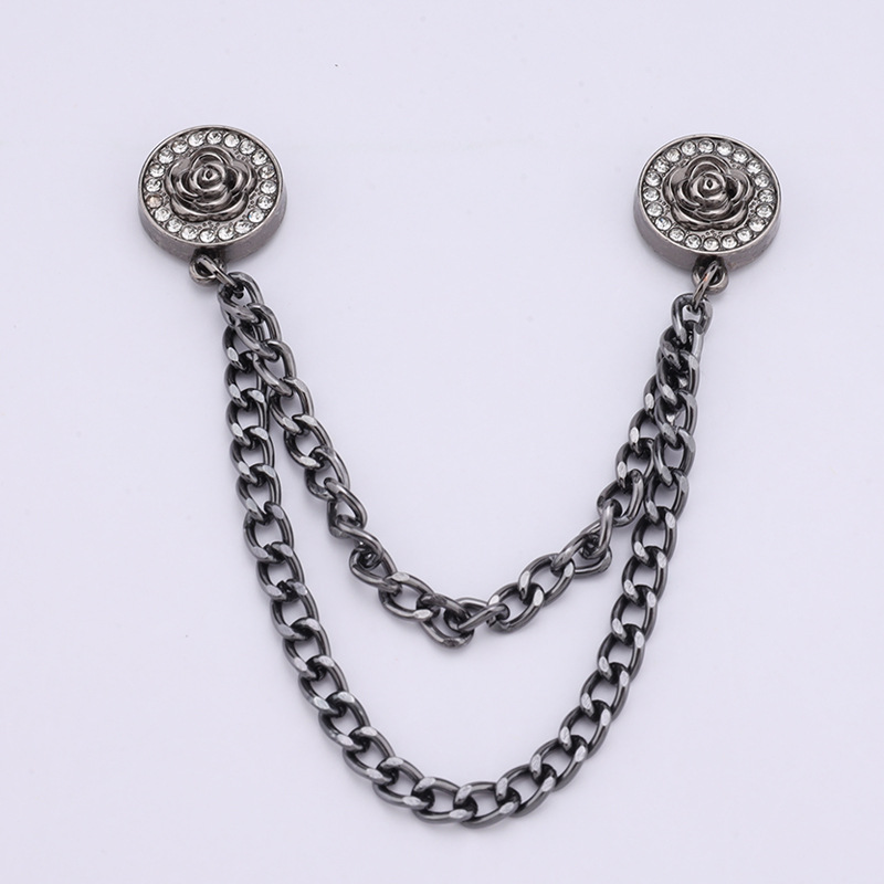 チェーンの磁気はズボンの足を引きずることを防ぎます。金属の磁気は袖口を固定します。