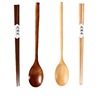 Spoon, street set, handheld wooden tableware, chopsticks, wholesale, Birthday gift