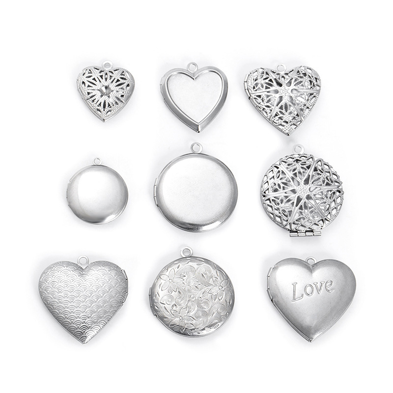 European and American Hot Selling 316 Stainless Steel Love Photo Box Pendant Titanium Steel Peach Heart Photo Frame diy Photo Jewelry European and American Hot Selling 316 Stainless Steel Love Photo Box Pendant Titanium Steel Peach Heart Photo Frame diy Photo Jewelry