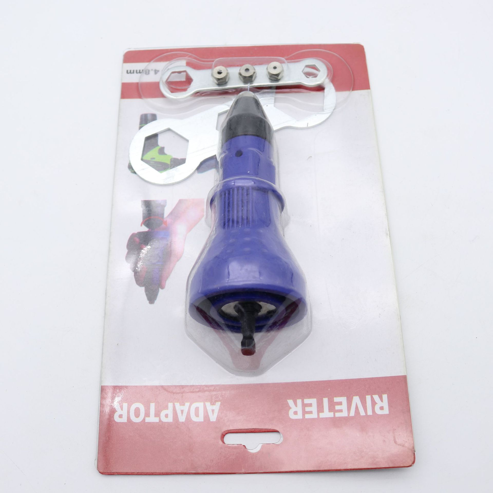 新款 电动铆钉枪转换接头 拉铆枪插卡装 抽芯拉铆枪电动工具配