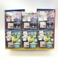 三麗鷗庫洛米滾輪印章diy手賬玉桂狗美樂蒂可替換印章畫塗鴉印泥