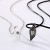 Pendant, necklace solar-powered heart shaped for beloved, European style, wholesale