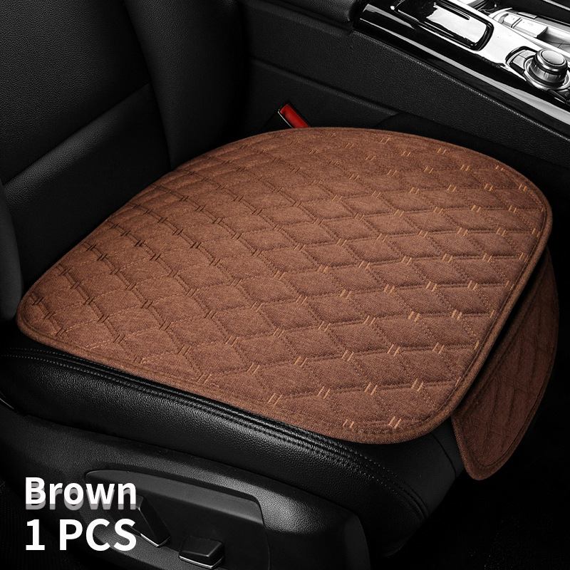 Cojín del asiento del coche cuatro estaciones universal de cinco asientos de lino de tres piezas cubierta del asiento del coche comercio exterior estilo de venta caliente