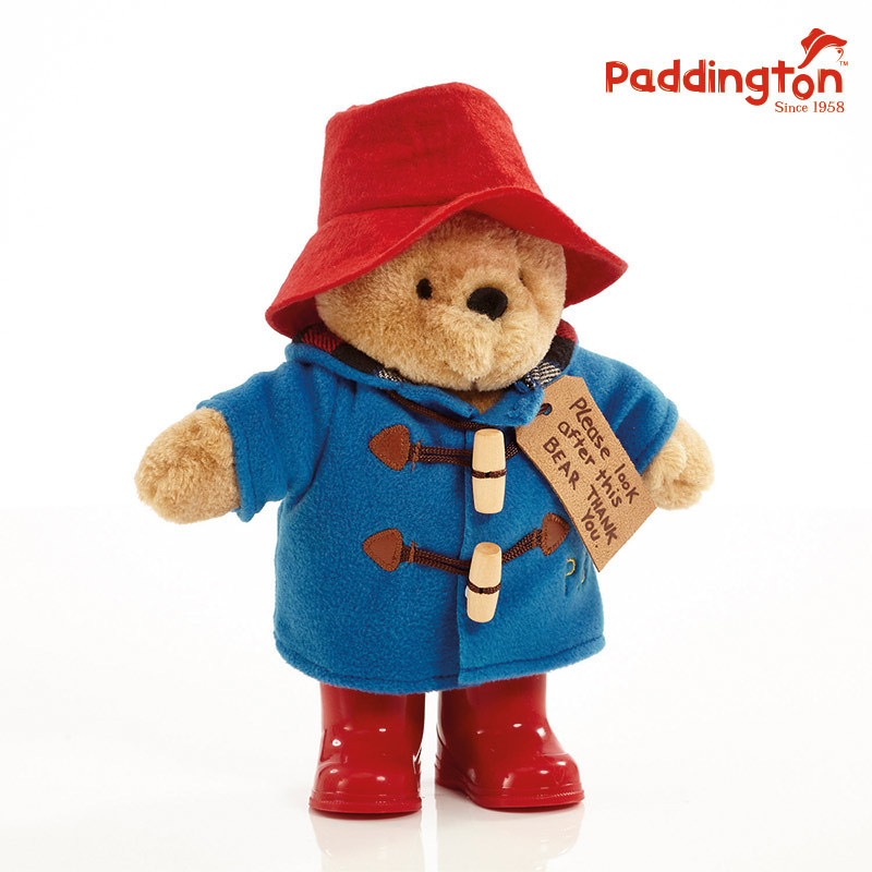 英国帕丁顿熊paddington小红帽电影原版大号毛绒玩偶挂件礼物|undefined