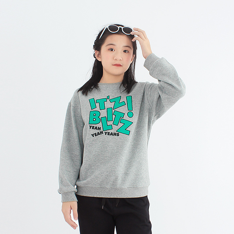 Primavera y otoño ropa de estilo coreano para niños nuevos suéter de manga larga para niños medianos y grandes camisa de fondo engrosada para niños suéter de niñas al por mayor