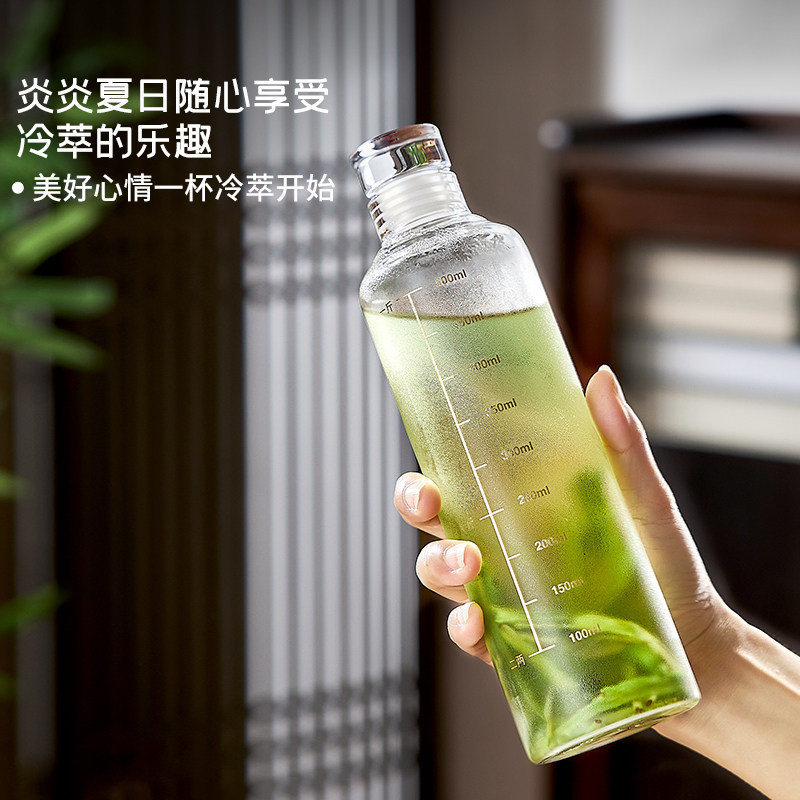 Бутылка Green apple для холодного чая 500 мл