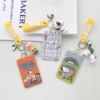 Nuby, comics, keychain for elementary school students, card holder, travel card case, badge, backpack accessory