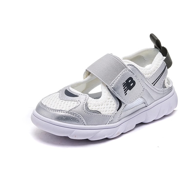 Sandalias Baotou para niñas 2025 sandalias deportivas transpirables de malla de verano zapatos de playa de suela blanda para niños de mediana edad image 6