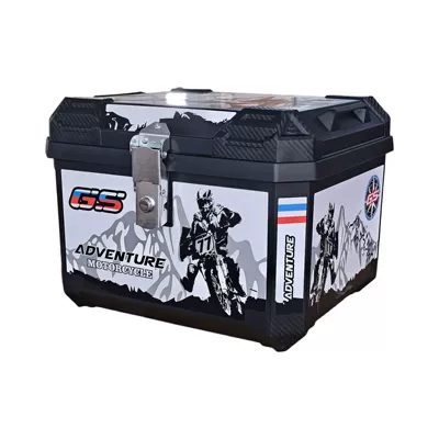 Plastic Alloy Large-Capacity Waterproof — Motorcycle trunk